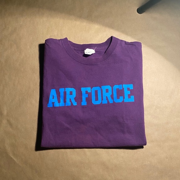 VTG Air Force spellout T- Shirt - Picture 1 of 2